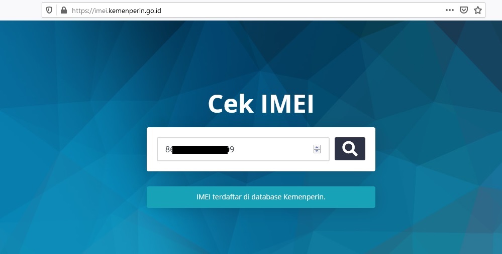 Cek IMEI 