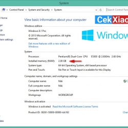 Cara Lihat RAM Komputer Windows 7
