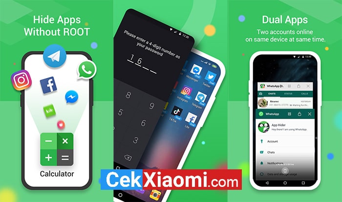 Menyembunyikan Aplikasi dan Gallery di Kalkulator