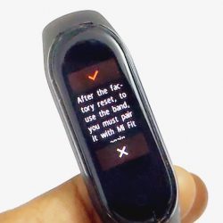 Reset Mi Band