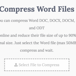 Kompres File Word di HP
