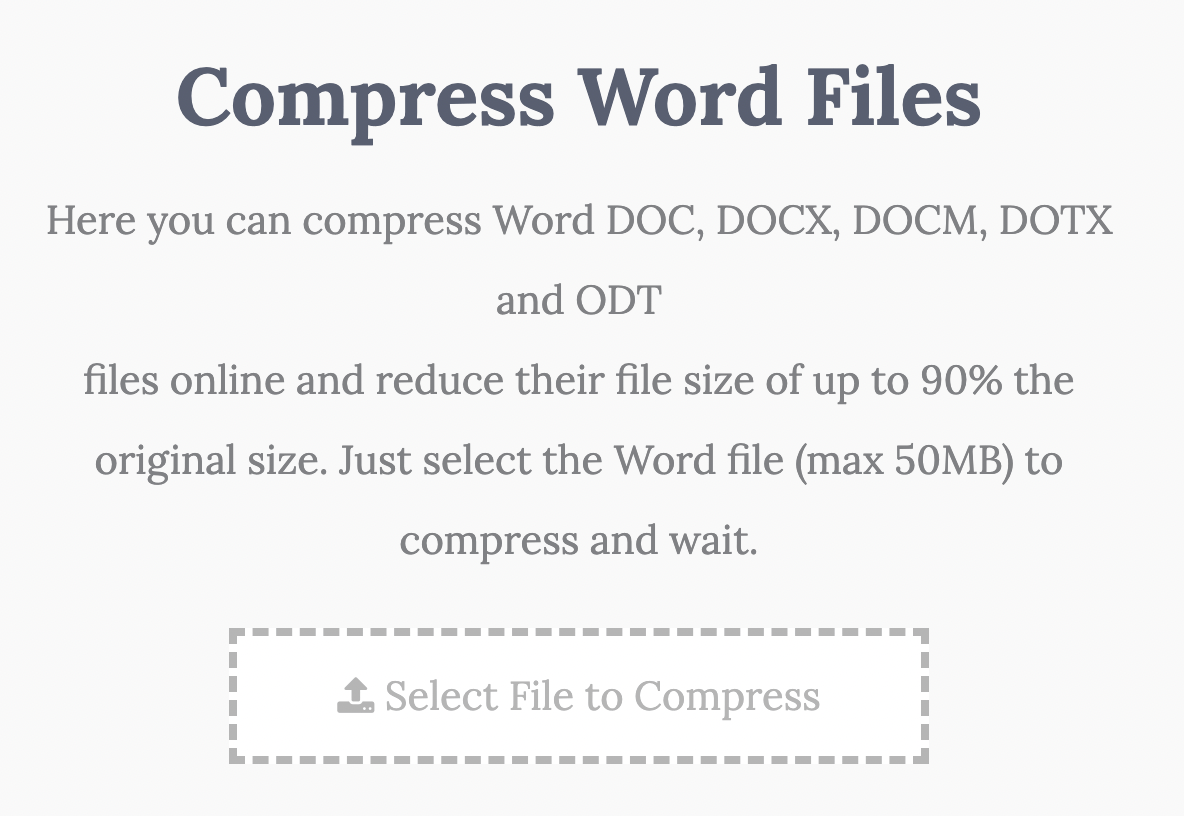 Kompres File Word di HP