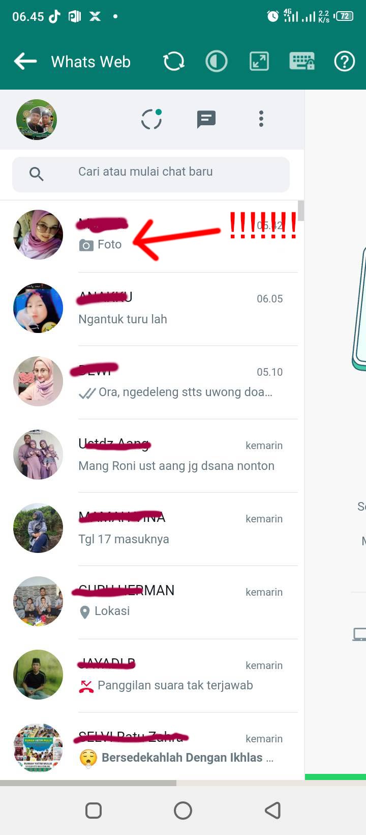 Inbox wa pasangan