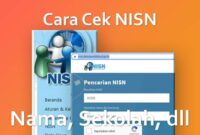 Cek NISN online untuk tau nama