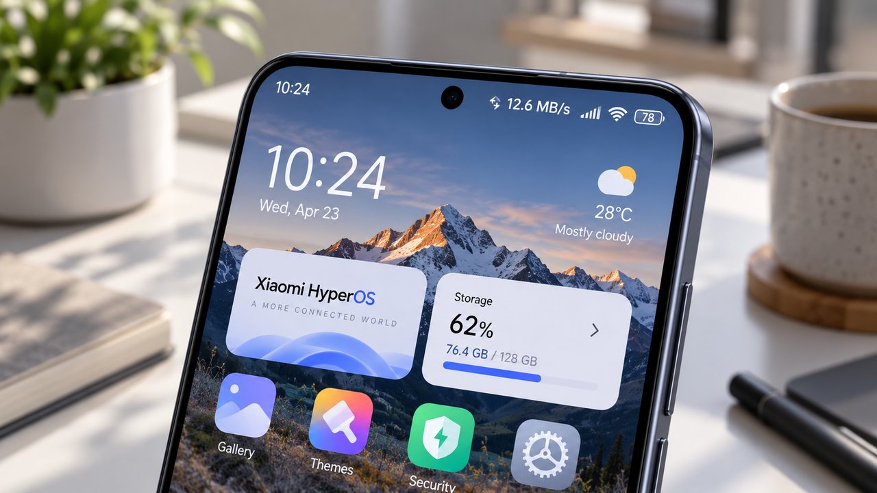 Cara Menampilkan Kecepatan Internet Real Time di Bilah Status HyperOS