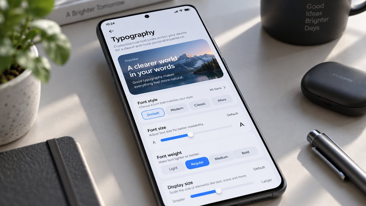 Cara Mengganti Font Tulisan Sistem HyperOS Menggunakan Tema Pihak Ketiga